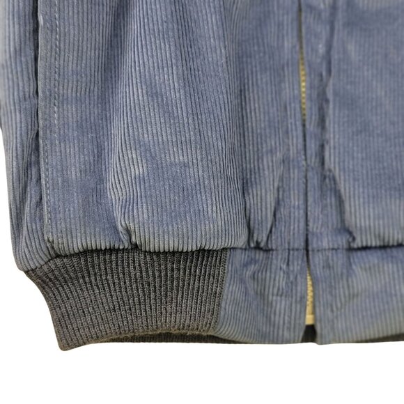Vintage Woolrich Woman Slate Blue Corduroy Jacket S Poly Cotton Thinsulate USA - Picture 7 of 14